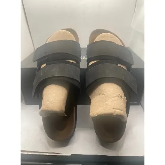 Birkenstock Uji Nubuck-Suede Leather - Black Size EU 39/ 8 a 8.5 US - Picture 5 of 10